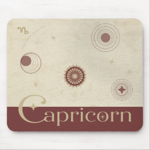 Capricorn Zodiac Mousepad Muismat
