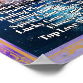 Capricorn Zodiac Poster Astrologie Faits (Coin)