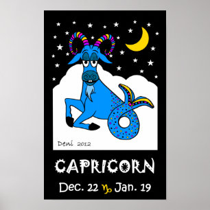CAPRICORN - ZODIAC-POSTER POSTER