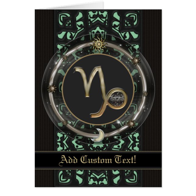 Capricorn Zodiac Sign (Voorkant)