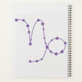 Capricorn Zodiac Sign Calendar Planner (Achterkant)