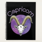 Capricorn Zodiac Sign Calendar Planner (Voorkant)