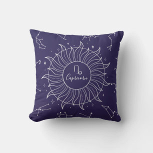Capricorn Zodiac Sign Celestial Dark Navy Kussen