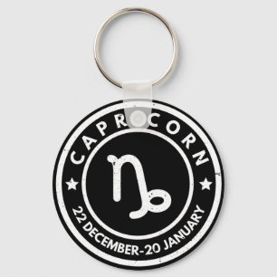 Capricorn Zodiac Sign Sleutelhanger