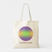 Capricorn Zodiac Sign Stijlvol gradiënt Tote Bag (Achterkant)