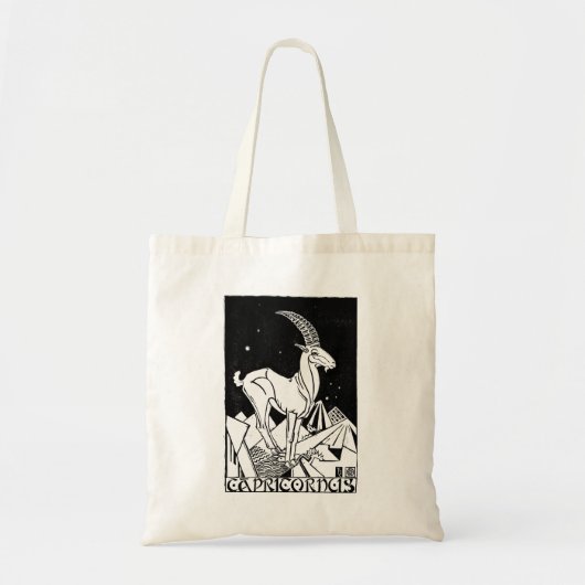 Capricorn Zodiac Sign Tote Bag (Voorkant)