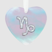 Capricorn Zodiac signe sur Mère style perle (devant)