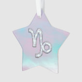 Capricorn Zodiac signe sur Mère style perle (devant)