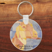 Capricorn Zodiac Sleutelhanger (Voorkant)