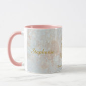 Capricorn Zodiac Star Sign Cosmic Monogram Glitter Mok (Links)