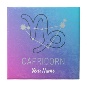 Capricorn Zodiac Star Sign Horoscope Constellatie Tegeltje