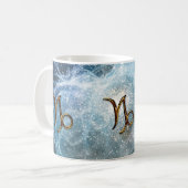 CAPRICORN Zodiac Star Sign Mug (Devant gauche)