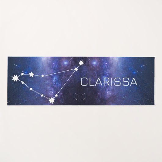 Capricorn Zodiac Star Sign Yoga Mat (Voorkant (horizontaal))