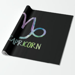 Capricorn Zodiac Symbol Astrology Zee Goat Gift Cadeaupapier