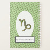 Capricorn Zodiac Symbol Element van K Yoncich Planner (Achterkant)