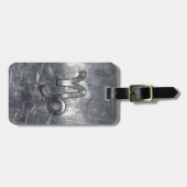 Capricorn Zodiac Symbol Industrial Style Bagagelabel (Voorkant horizontaal)