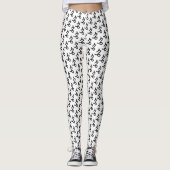 Capricorn Zodiac Symbol Standard van K Yoncich Leggings (Voorkant)