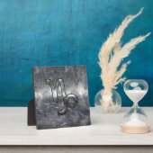 Capricorn Zodiac Symbool Distress Steel Decor Fotoplaat (Insitu)