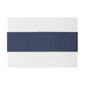 Capricorn Zodiac Symbool Navy Blue Carbon Fiber Uitnodigingen Wikkel (Achterkant Voorbeeld)