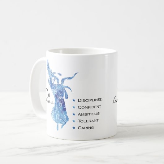 Capricorn Zodiac Traits Mok (Voorkant links)