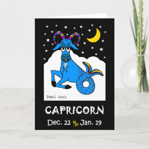 CAPRICORN - ZODIAC-WENSKAART KAART