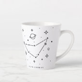 Capricorne Abstraite Constellation de café Mug (Droite)