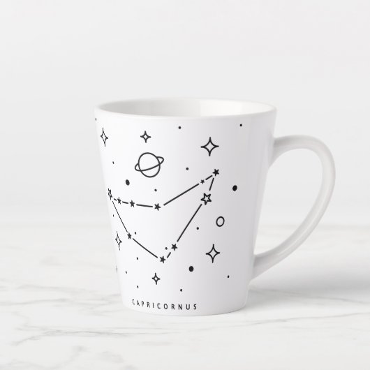 Capricorne Abstraite Constellation de café Mug (Droite)