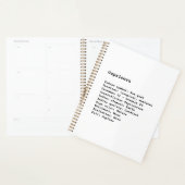 Capricorne blanc noir machine à écrire texte perso (Devant avec enveloppe)