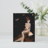 Capricorne, carte postale (Debout devant)