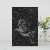 Capricorne Constellation Carte Hevelius Engraving (Debout devant)