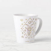 Capricorne Gold Glyph Coffee Mug (Angle droit)