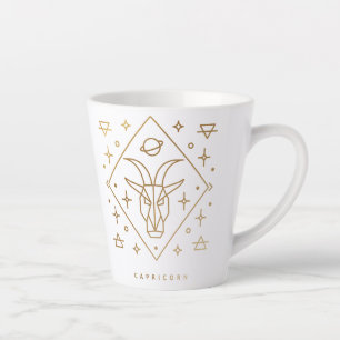Capricorne Gold Glyph Coffee Mug