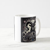 Capricorne "Grimper au pic" Zodiac Mug (Devant droit)