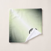 Capricorne la Chèvre de Mer Zodiaque Vert (Gant de toilette)