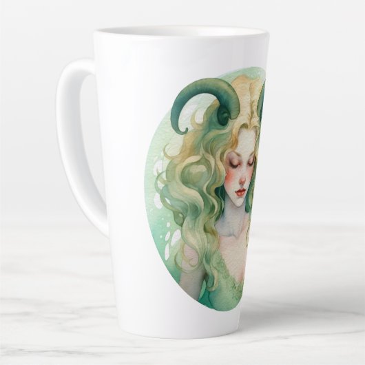 Capricorne Latte Mug (Angle gauche)