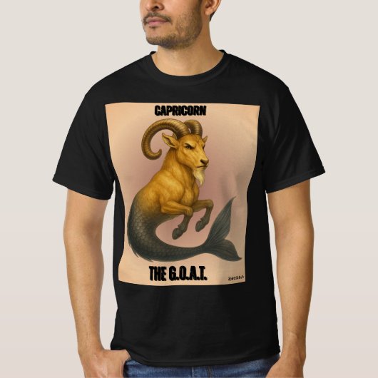 Capricorne Le T-shirt homme Zodiac de la chèvre (Devant)