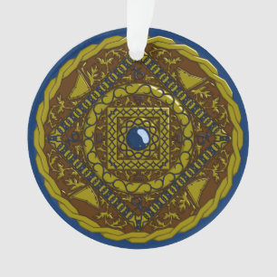 Capricorne Mandala Acrylique Ornement