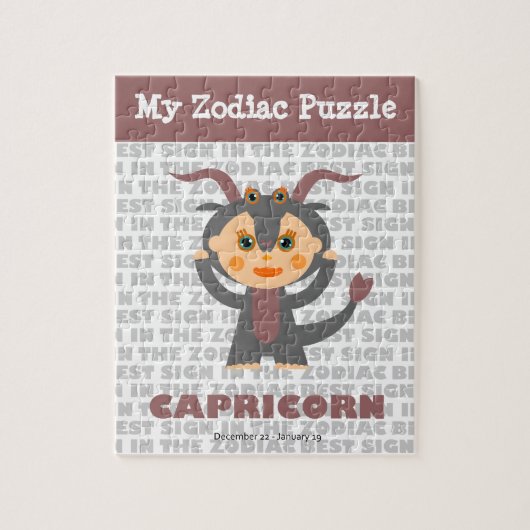 Capricorne, Mon Puzzle Zodiac (Vertical)