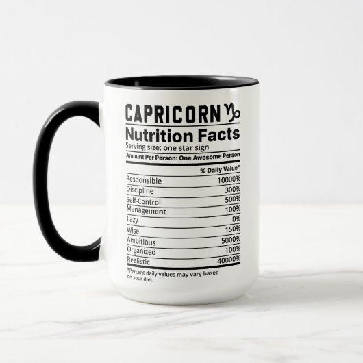 Capricorne Mugs (Gauche)
