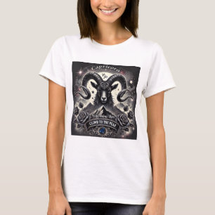 Capricorne T-shirt "Grimpez au sommet"