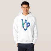 Capricorne Z Sweat à capuche (Devant entier)