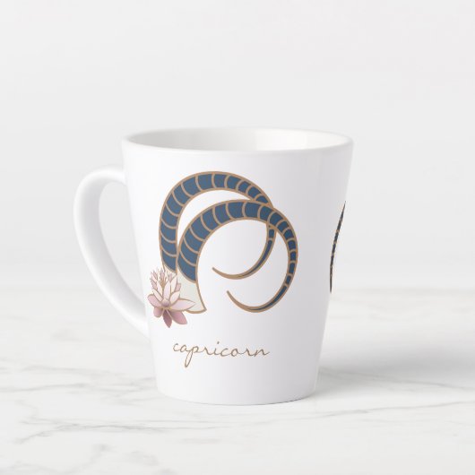 Capricorne Zodiac Boho Coffee Mug (Angle gauche)