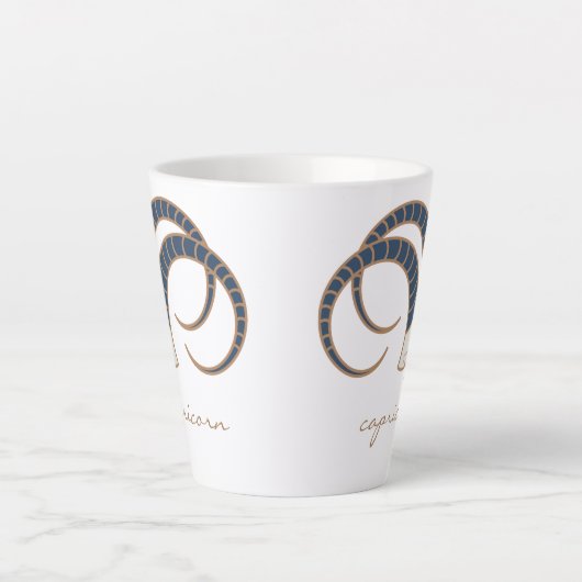 Capricorne Zodiac Boho Coffee Mug (Devant)