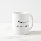 Capricorne Zodiac Coffee Mug (Devant droit)