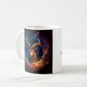 Capricorne Zodiac Coffee Mug (Devant gauche)