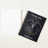 Capricorne Zodiac Planner (Devant avec enveloppe)