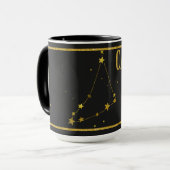 Capricorne Zodiac Star Sign Mug (Devant gauche)