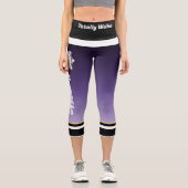 Capris haut taille | Nom | Pantalons de yoga (Recto)