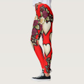 Capris leggings taille haute pour femmes | Stretch (Gauche)