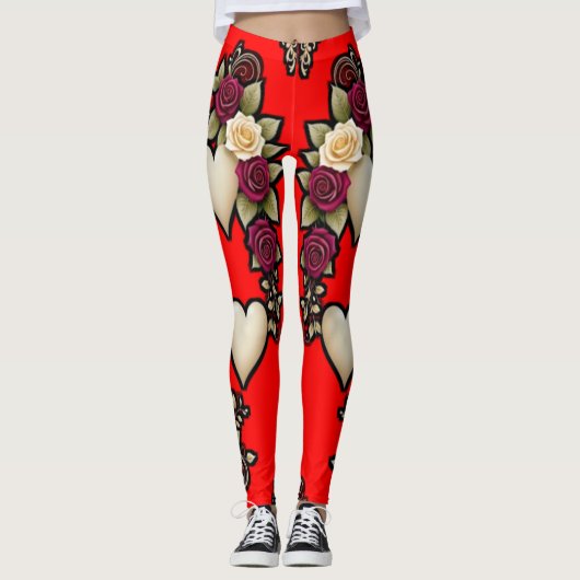 Capris leggings taille haute pour femmes | Stretch (Devant)